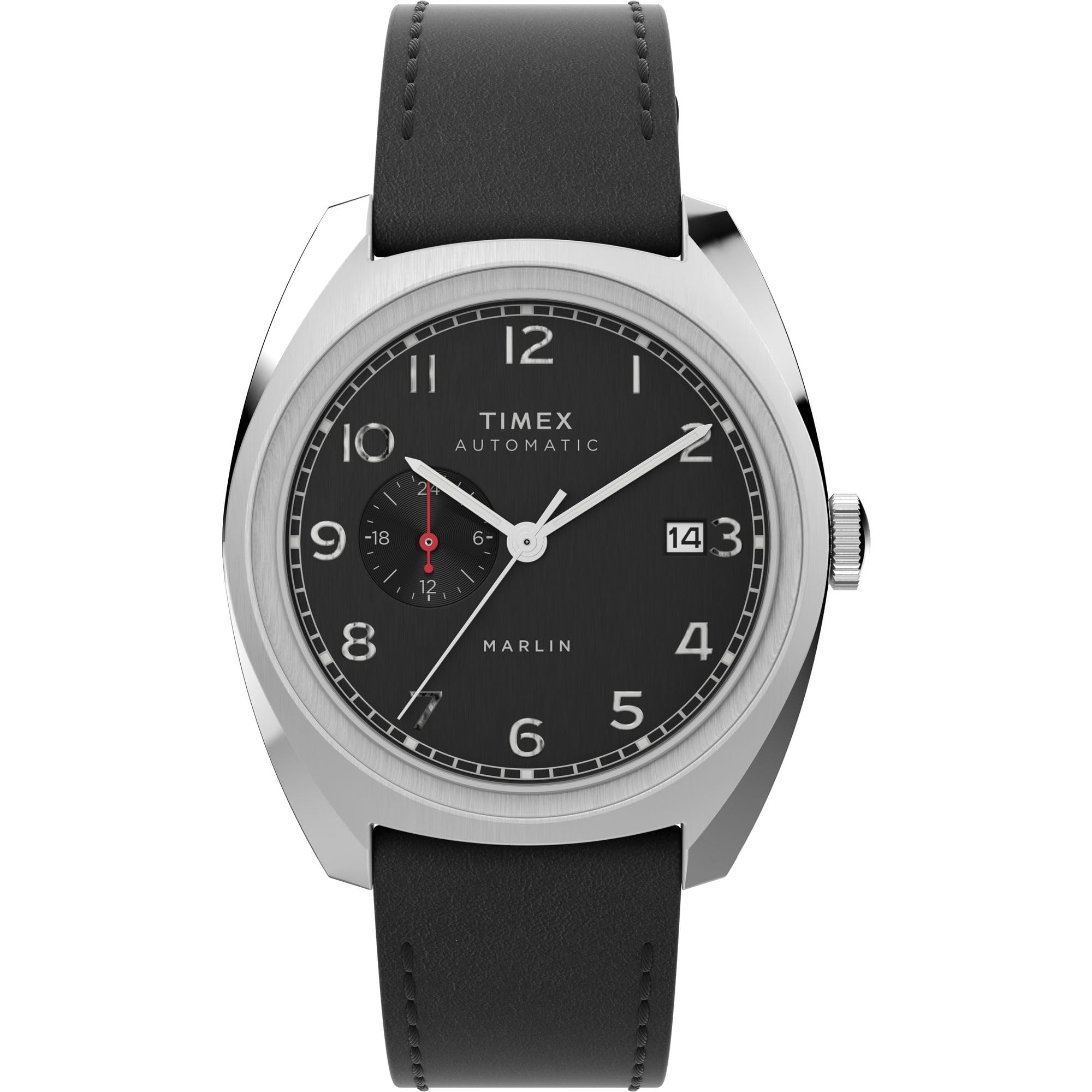 TIMEX Leather Men Black Mechanical Dial Analogue Watch- Tw2V62100U9 (B0CQVMX8FN) Amazon Price History, Amazon Price Tracker