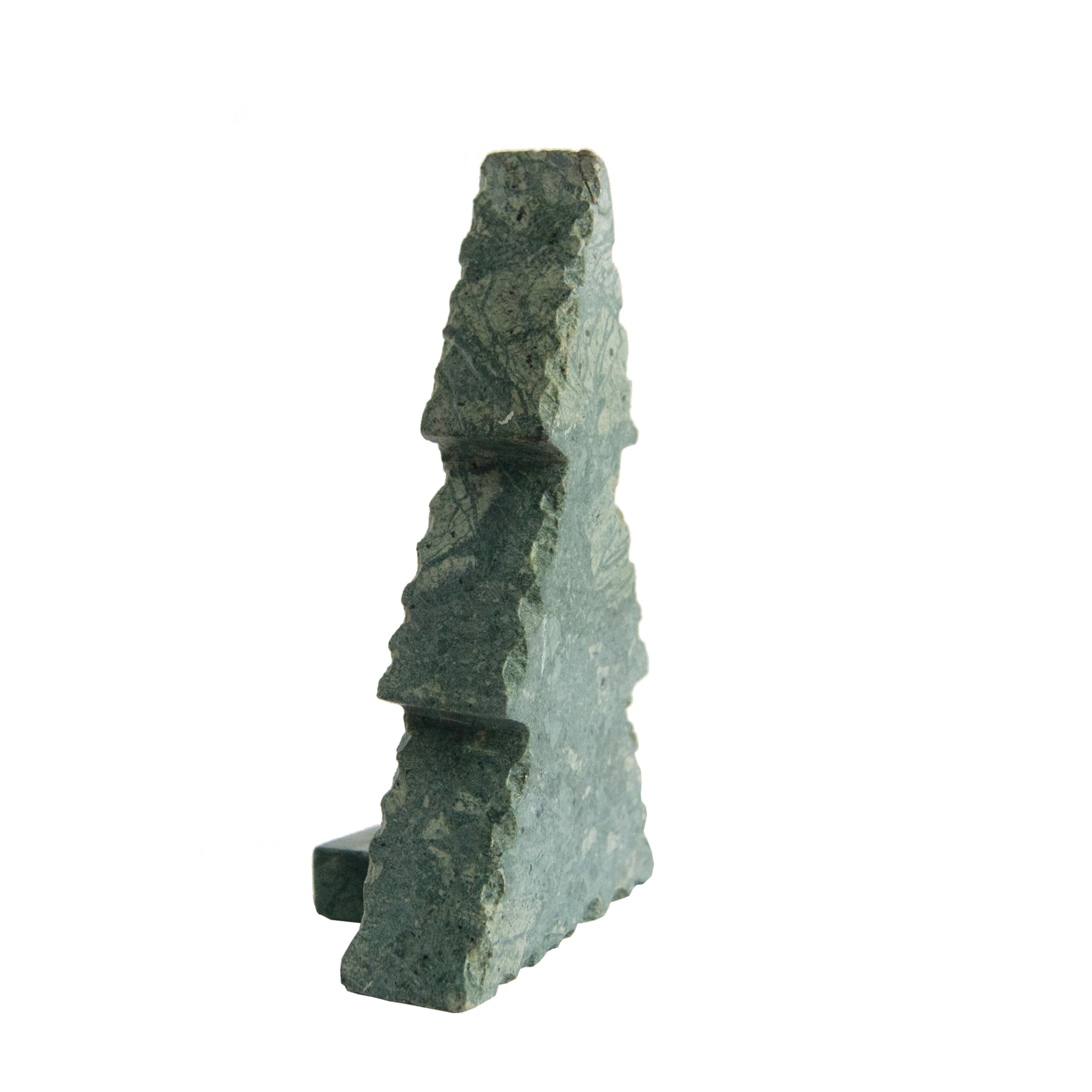 Creative Co-OpMarble Tree Shaped Standing Decor, Green