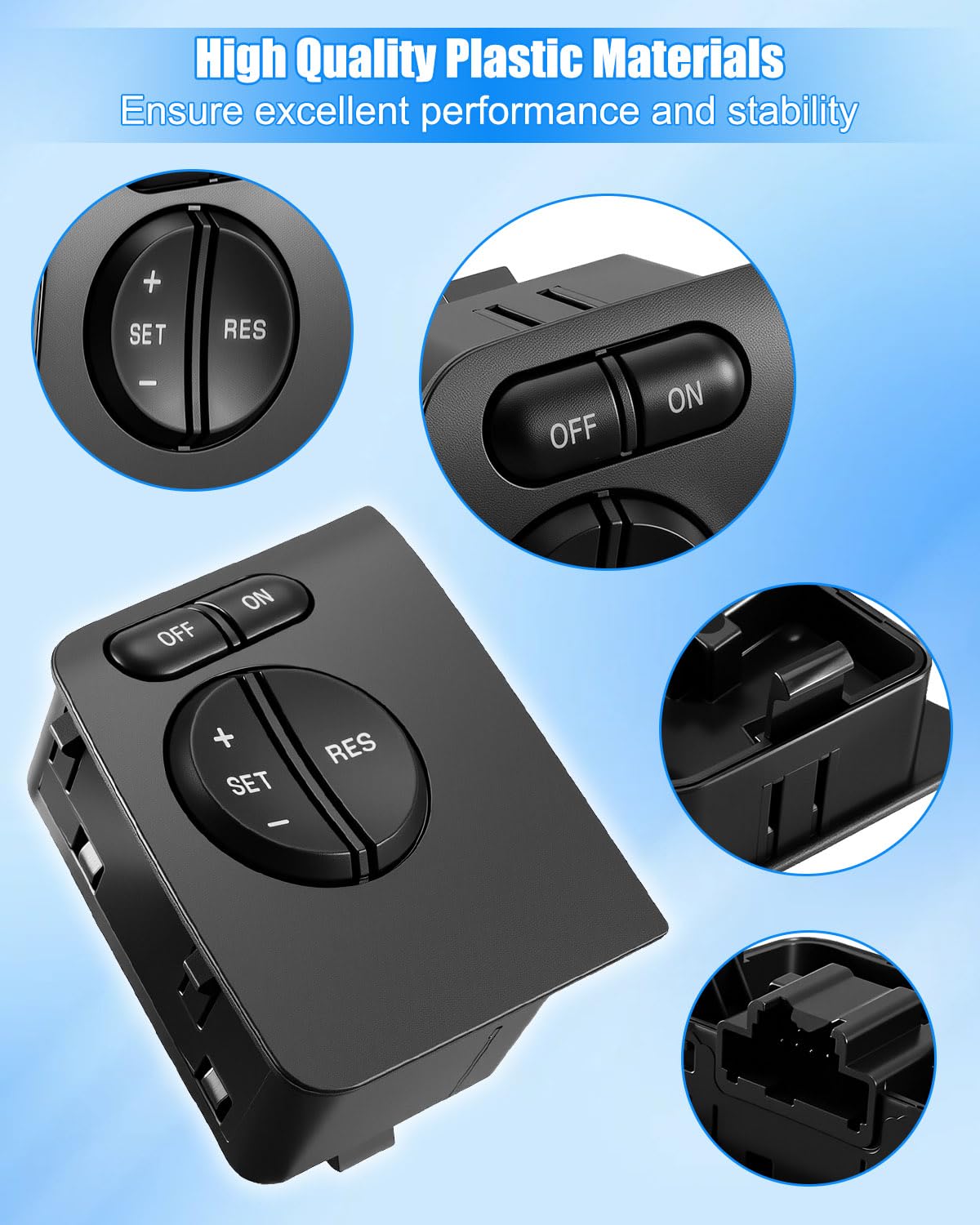Cruise Control Switch Fit for Ford F250 F350 Super Duty 2008 2009 2010 Expedition 2011 2012 Replace 7L2T-9E740-CAW