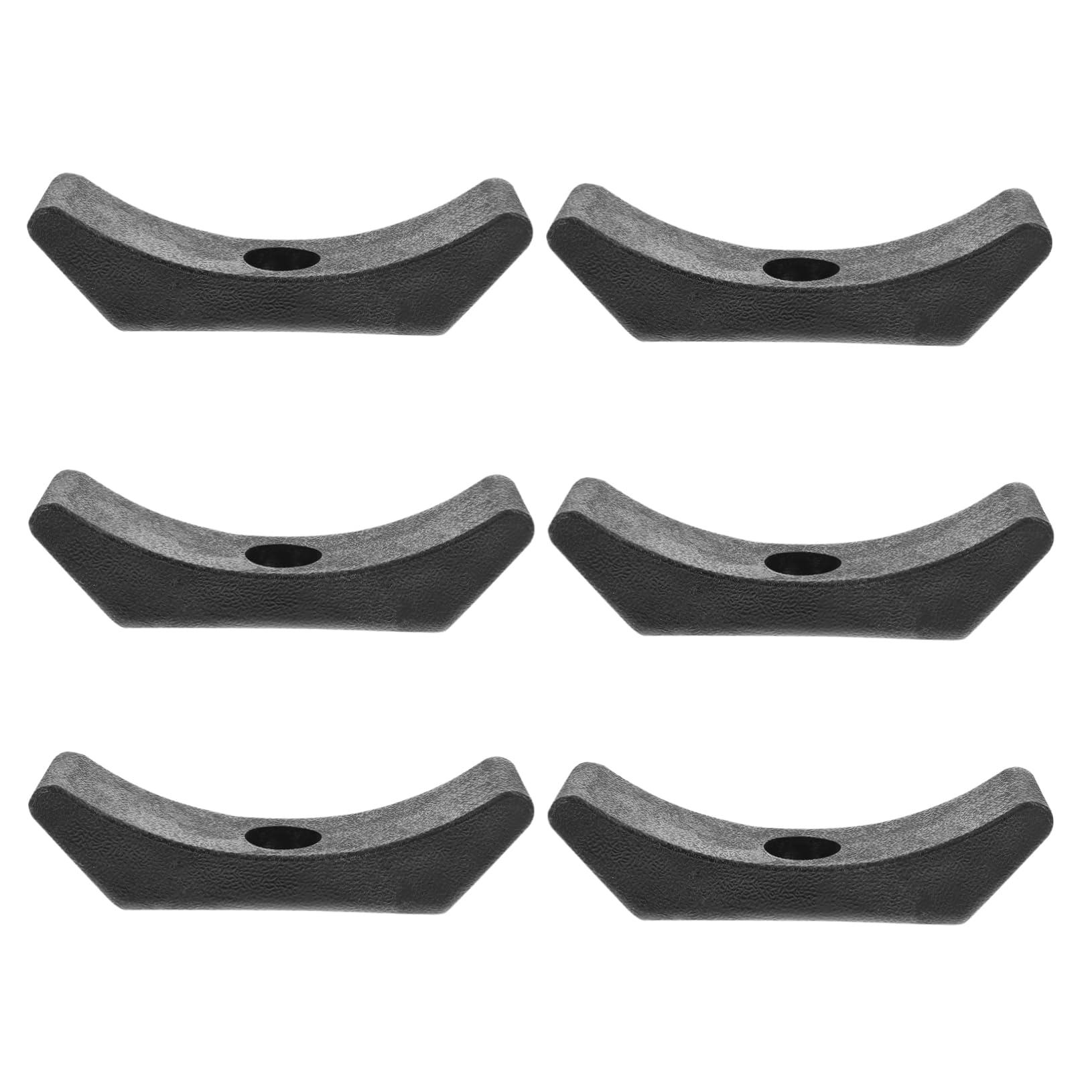 Mikinona 6Pcs Dumbbell Rack Cradles Durable Plastic Dumbbell Holders for Home Gym Rounded Corner Design for Safety Lightweight and Stylish Dumbbell Storage