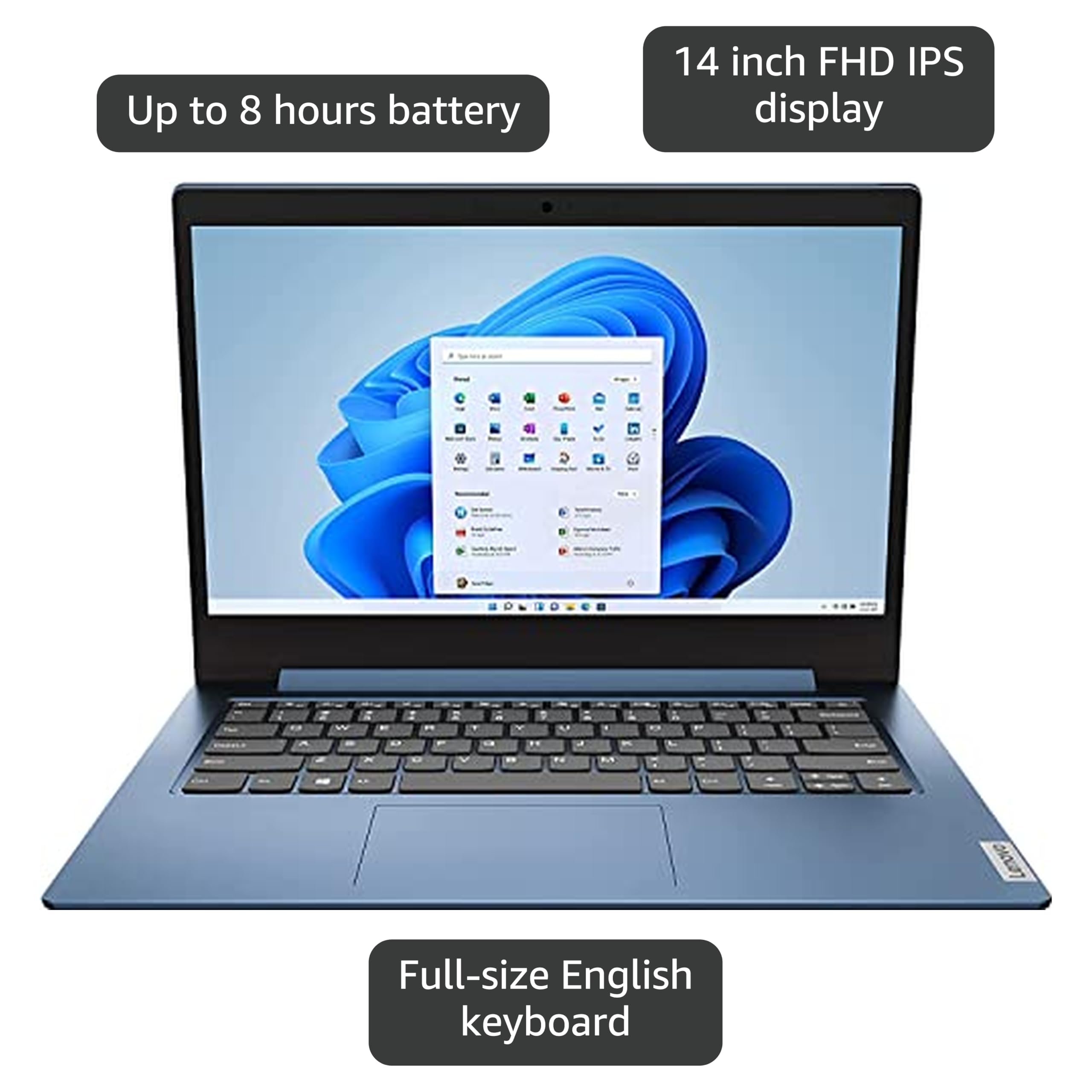 Amazon.com: Lenovo IdeaPad 1 Laptop, 14.0