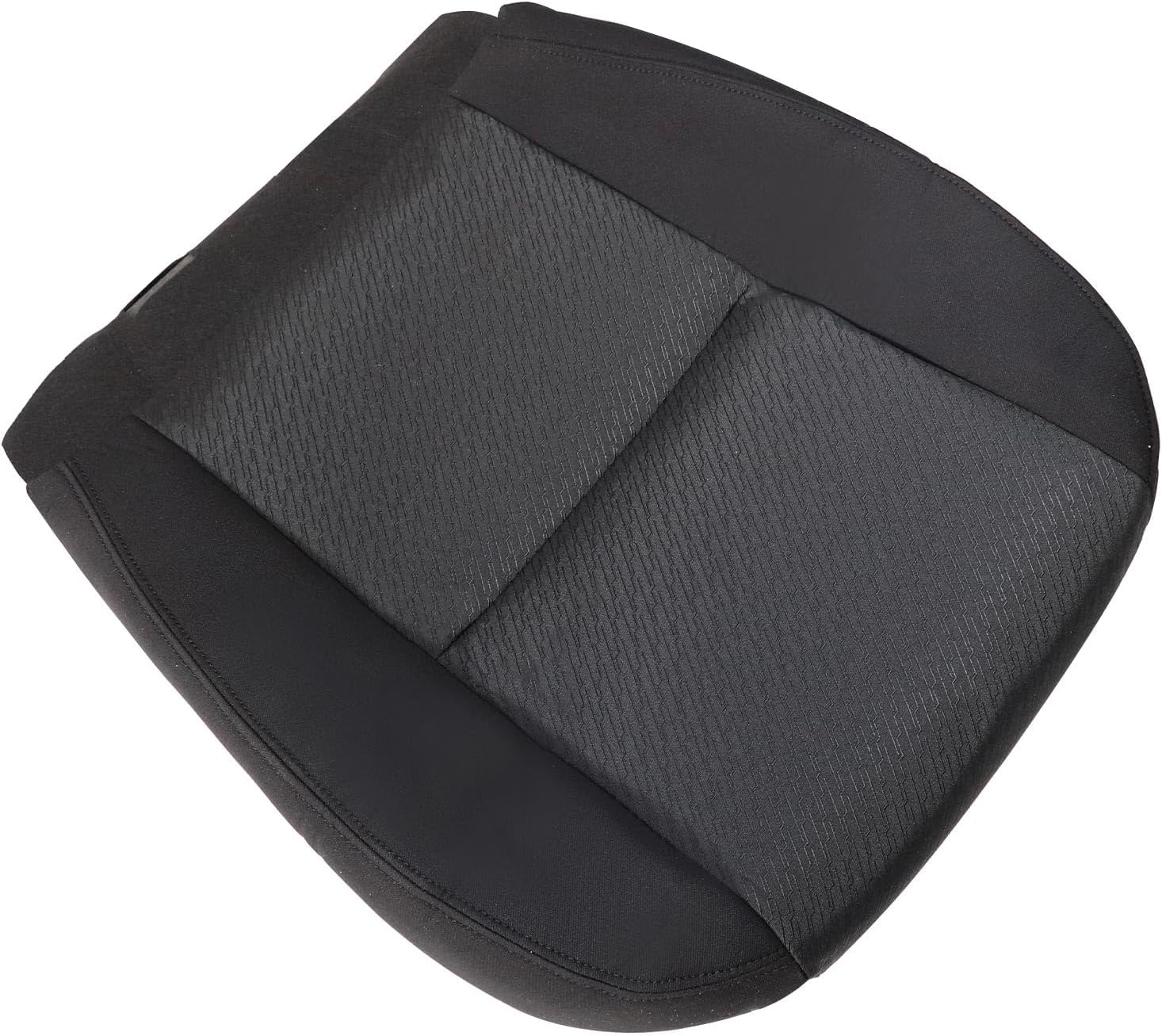 FZJDSD Driver Side Bottom Seat Cover & Foam Cushion – Black Cloth Replacement For Chevy Silverado, Tahoe, GMC Sierra (2007-2014)