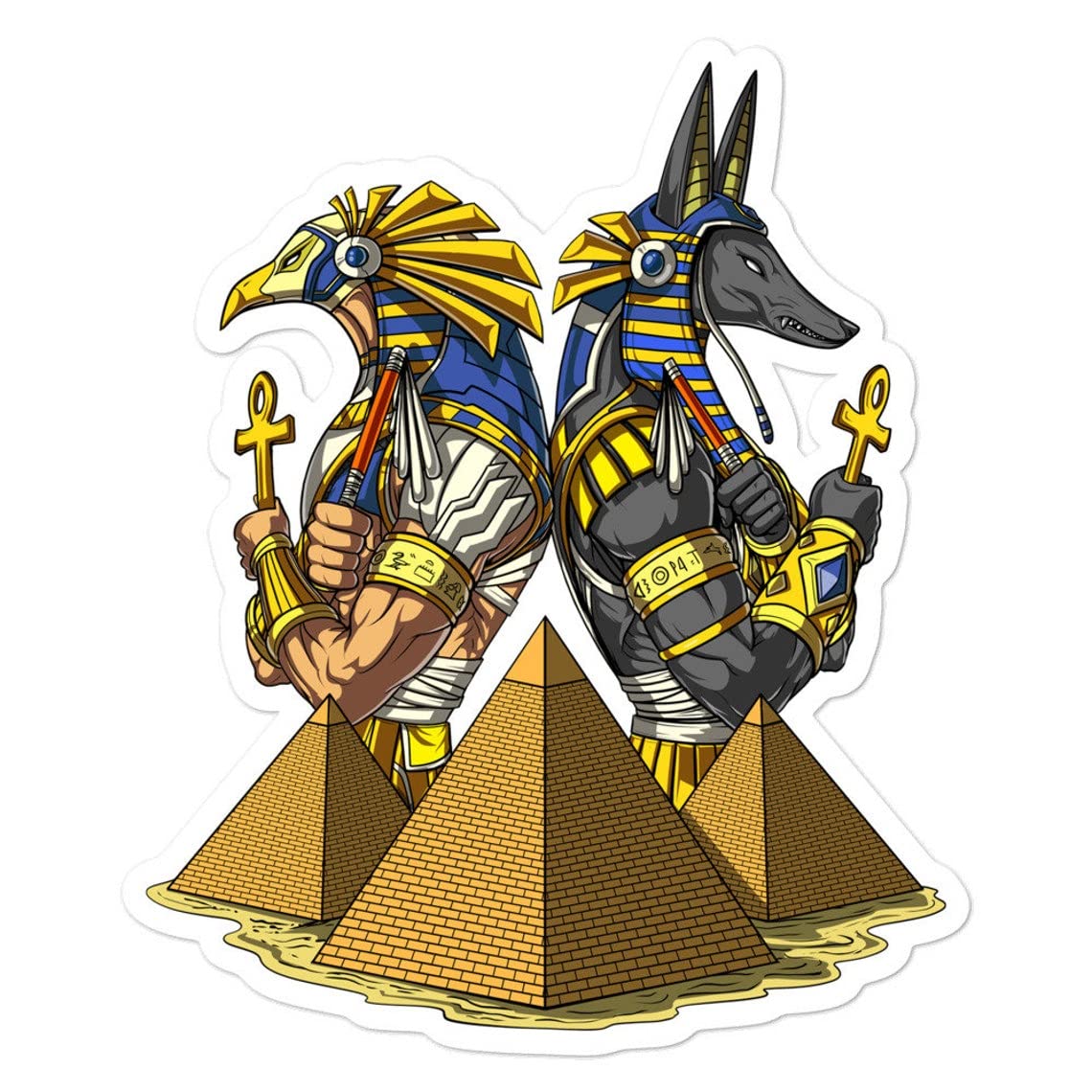 Buy Edward stickers for Everyone Sticker Egyptian God Anubis Decal for