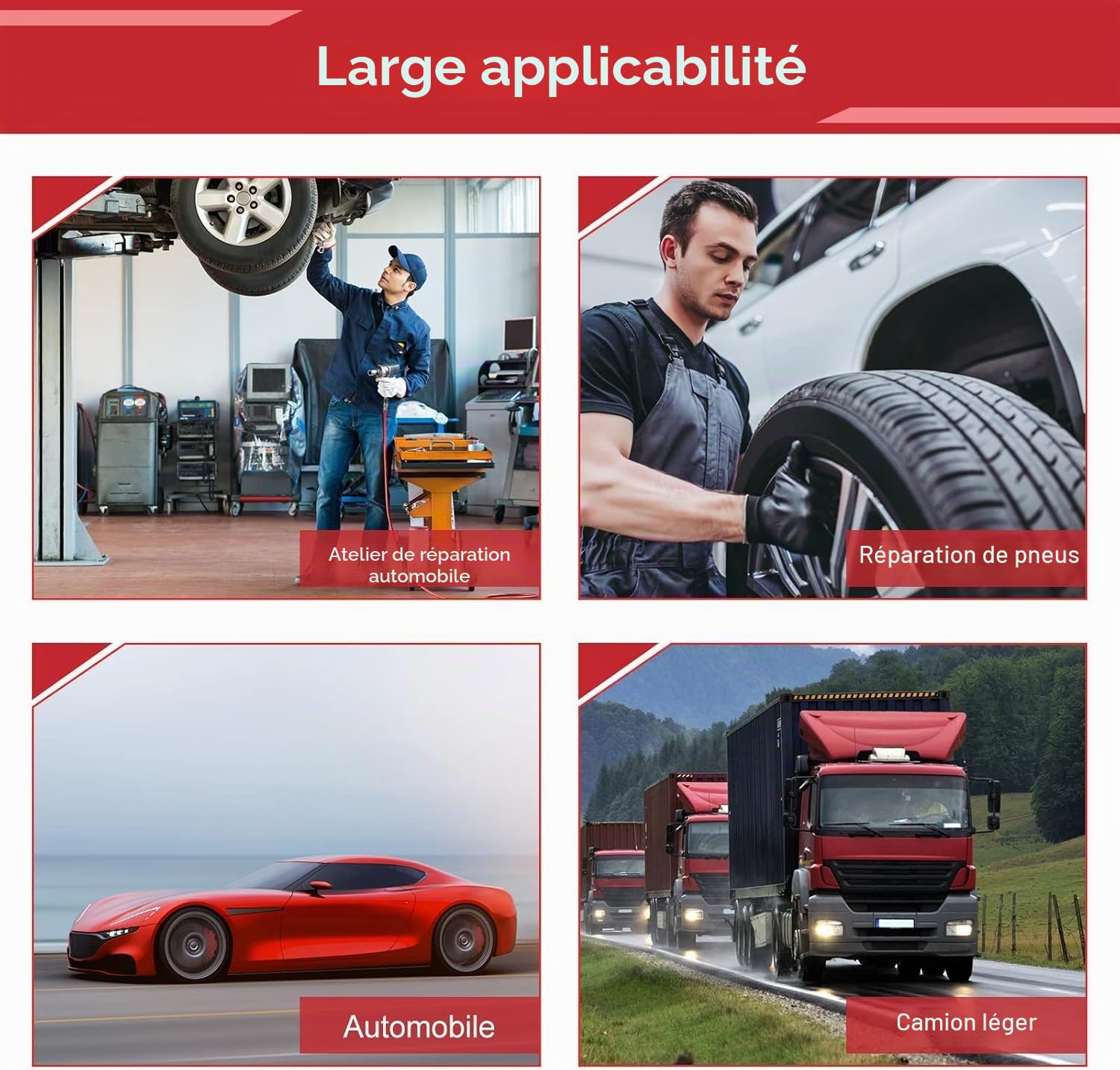 Équilibreur de Pneu de Voiture, Camion de Voiture Van Bike Portable Moyeux de Roue Pneu Balancer Niveau à Bulle Heavy Duty Bord pour Voiture, Coffre Léger, Ramassage