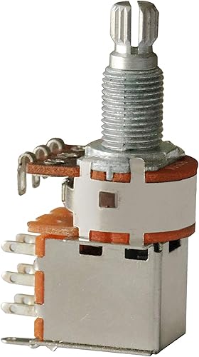 Metallor Interruptor de control de eje dividido DPDT con tuercas y arandelas de repuesto (A250K)