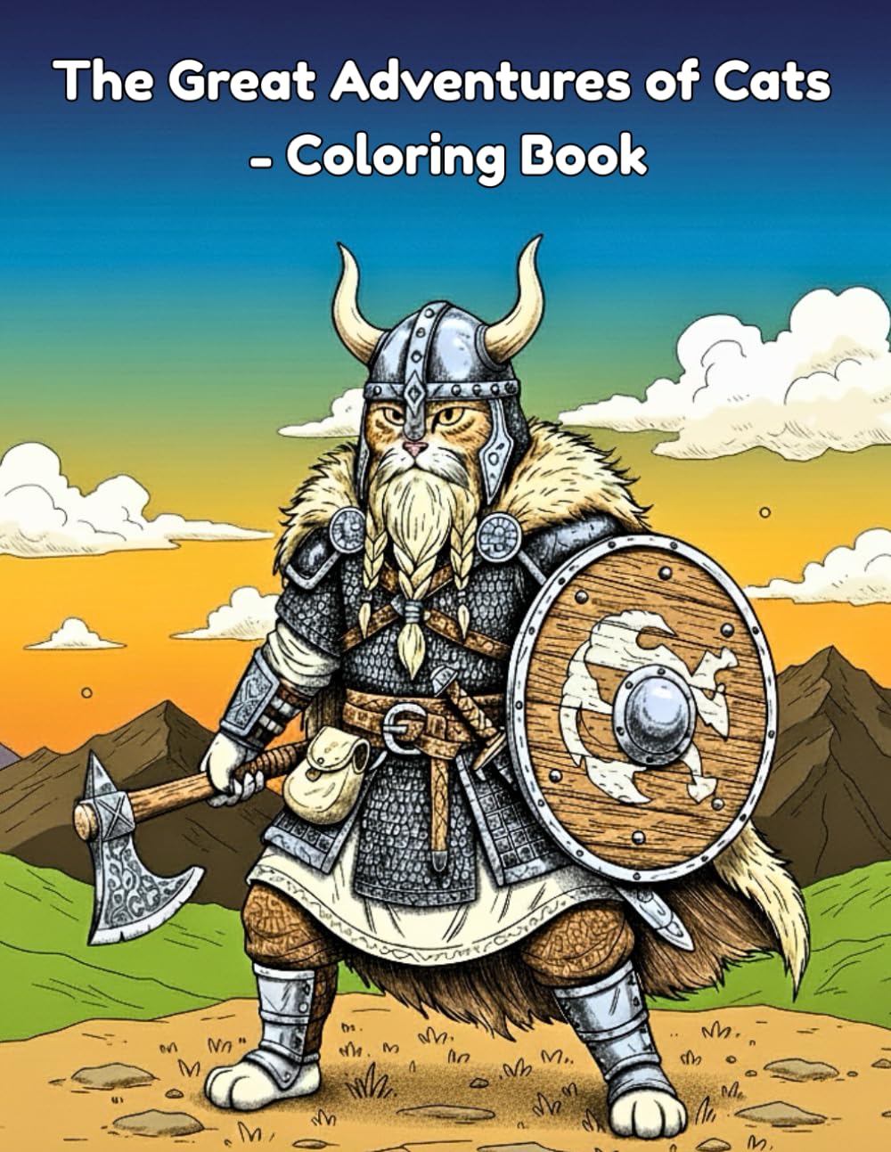 The Great Adventures of Cats – Coloring Book