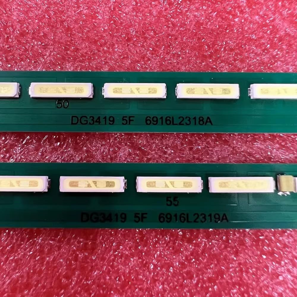 Lot de 2 Bandes de rétroéclairage LED for modèles 55UF6450, 55UH6150, 55UF6430, 55UF770V, 55UF7767, 55UH625V, 55uh6030, 55UH615V, 55uf680v, 55SM8600PLA(2pcs Set for 1 TV)