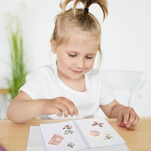 Miniatura 7 de Aster Sticker Collecting Book,Reusable Sticker Book Collecting Album Blank,Sticker Storage Book with a Plastic Spatula,Blue Release Paper Sticker