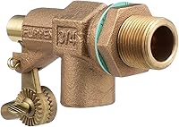 Vista 6 de Watts Serie 750 Válvula de flotador de bronce resistente de 34 ", entrada roscada NPT hembra, brida mecanizada, brazos dentados, sellos