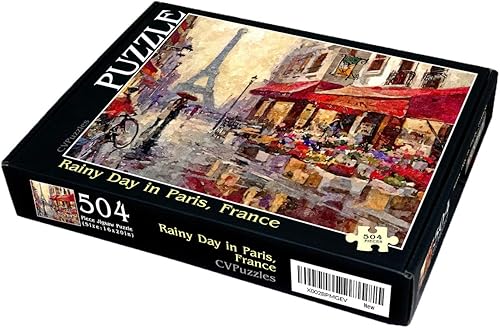 Miniatura 2 de Día lluvioso en París, Francia, rompecabezas de 504 piezas de 16 x 20 pulgadas