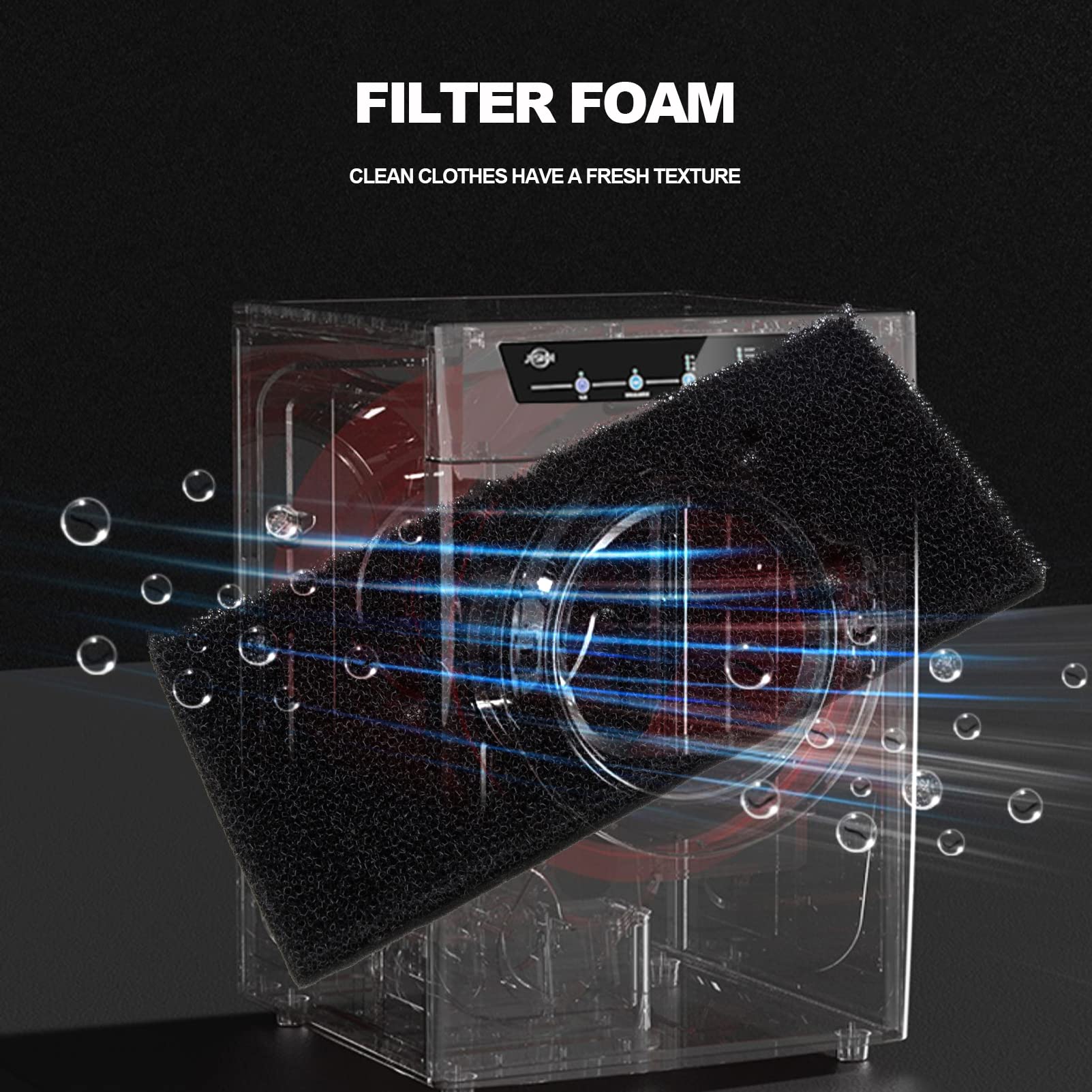 SPOKKI 6 Filtri Spugna Per Asciugatrice - 225x107x8mm, Compatibile Whirlpool - Foto 7