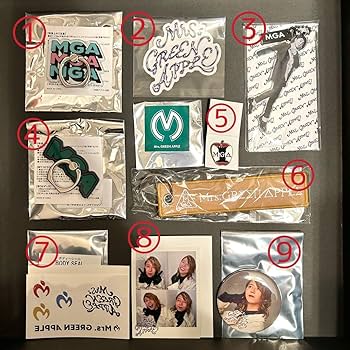 Amazon.co.jp: Mrs.GREEN APPLE グッズ9点セット スマホリング