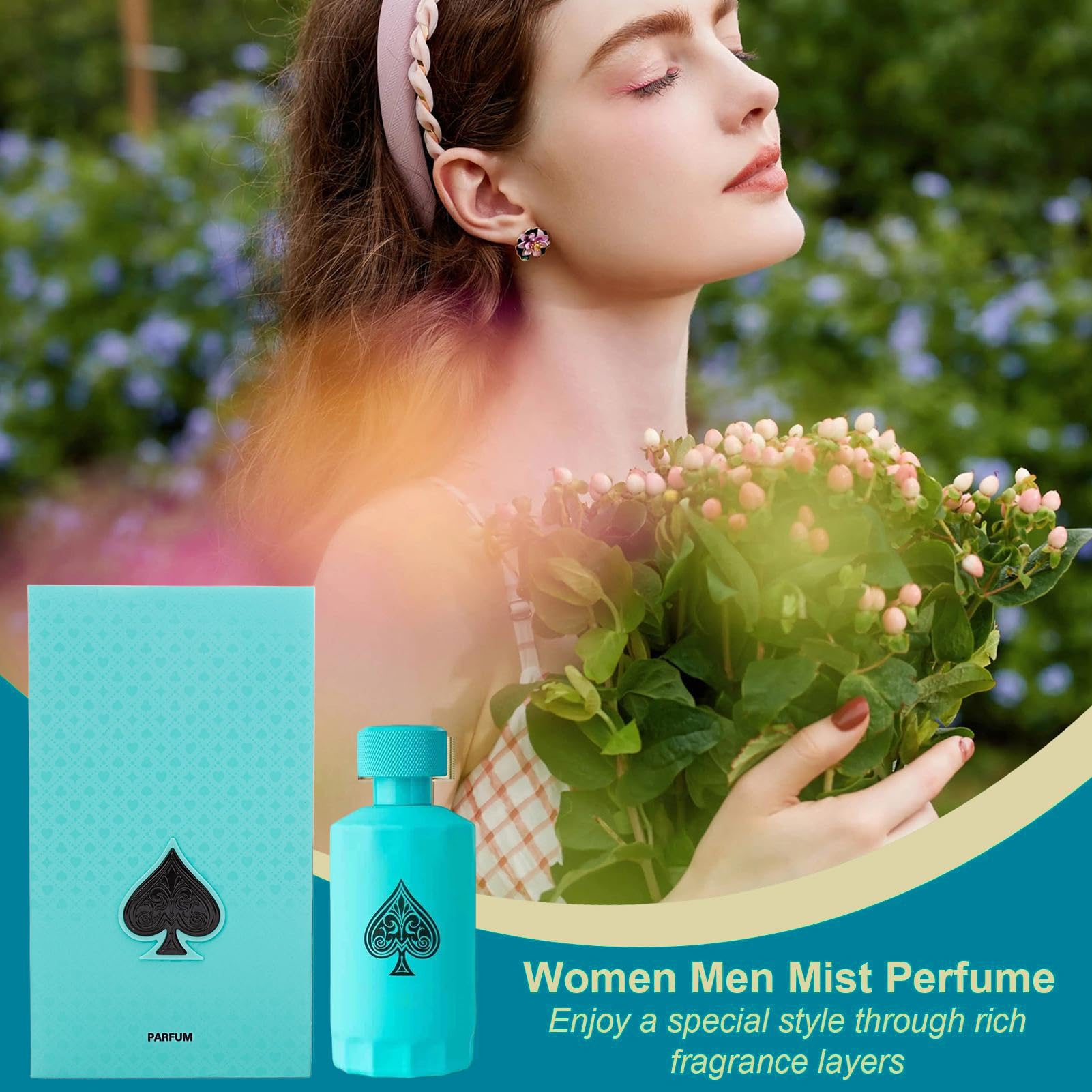 Perfume En Spray 100ml Fragancia Afrutada Persistente Portátil