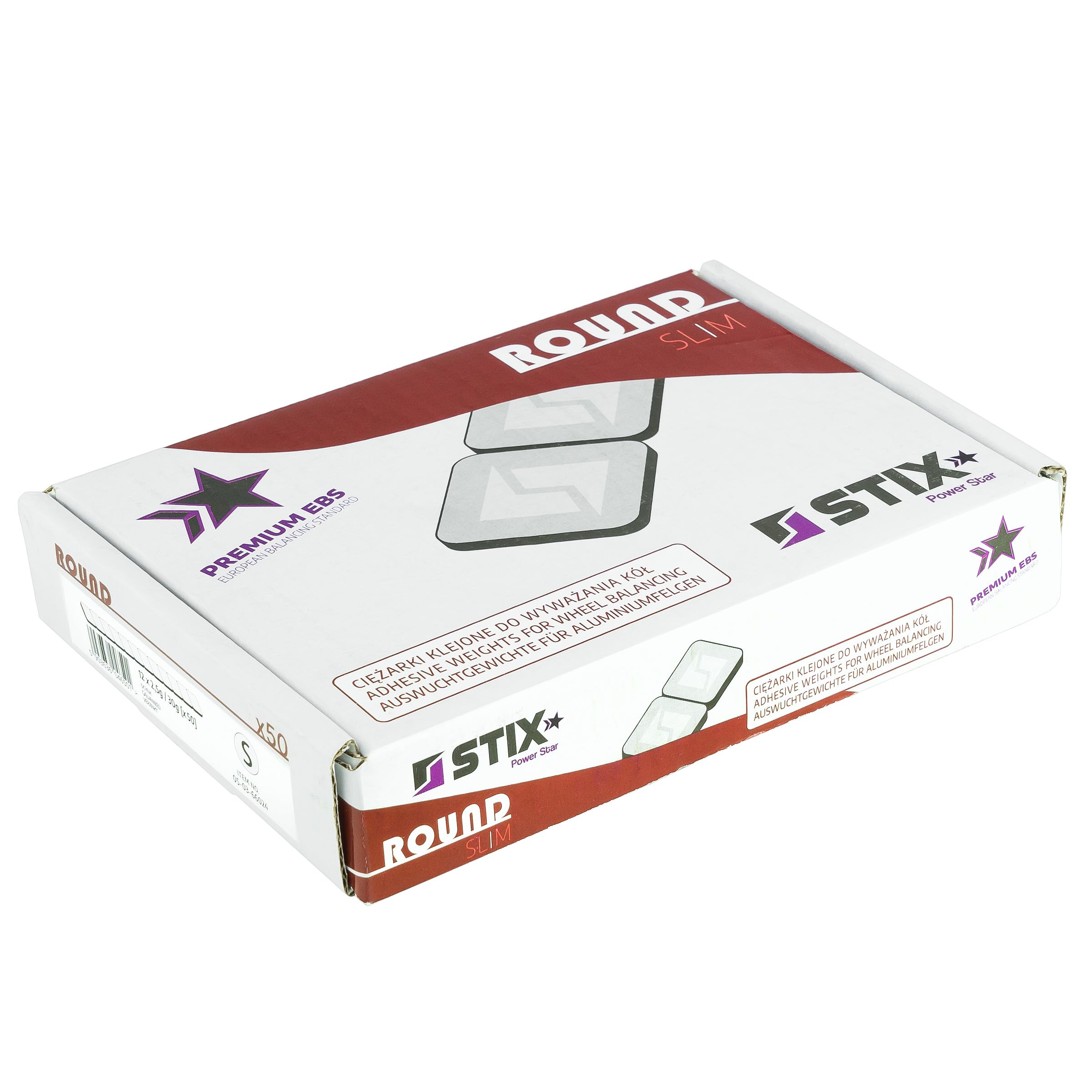 Stix Pesi adesivi super sottili, 600 pezzi, 2,5 g, 30 g, 50 pezzi, zincati, altezza 2 mm, con forte pellicola adesiva per cerchioni in alluminio