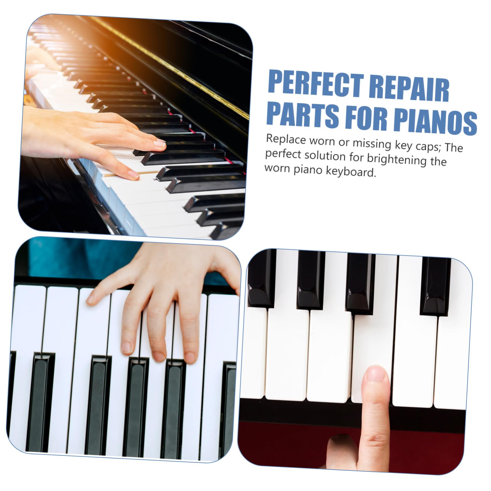 Toyvian 10pezzi Strumenti Professionali Per Riparazione Tasti Pianoforte Accessori Essenziali Per Strumenti Musicali Facile Installazione e Utilizzo Per Pianisti