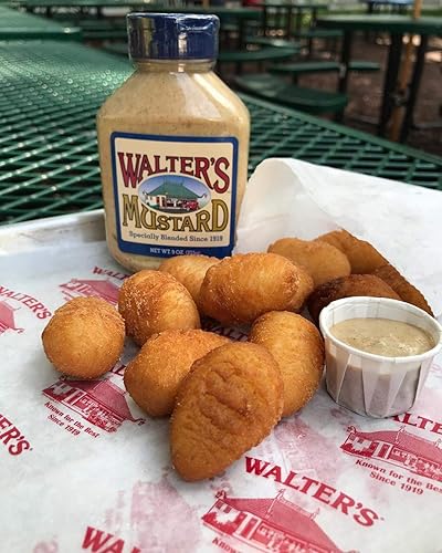 Miniatura 3 de Walter's Mustard, 9 onzas (paquete de 2)  Famoso en el mundo, especialmente mezclado desde 1919, todo natural, sin aditivos, una mezcla secreta de