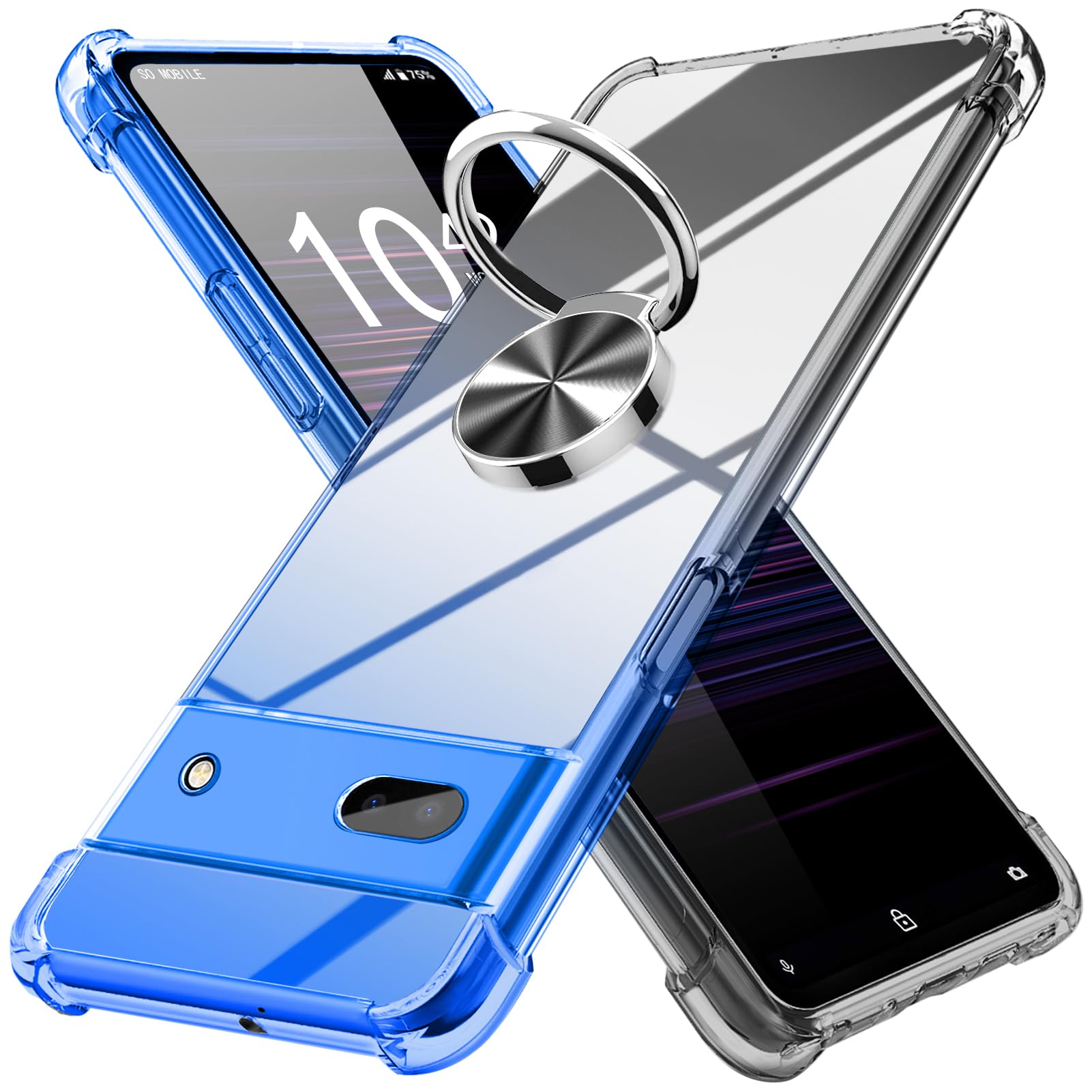 Amazon.co.jp: Google Pixel 7A ケース リング付き クリア 薄型 