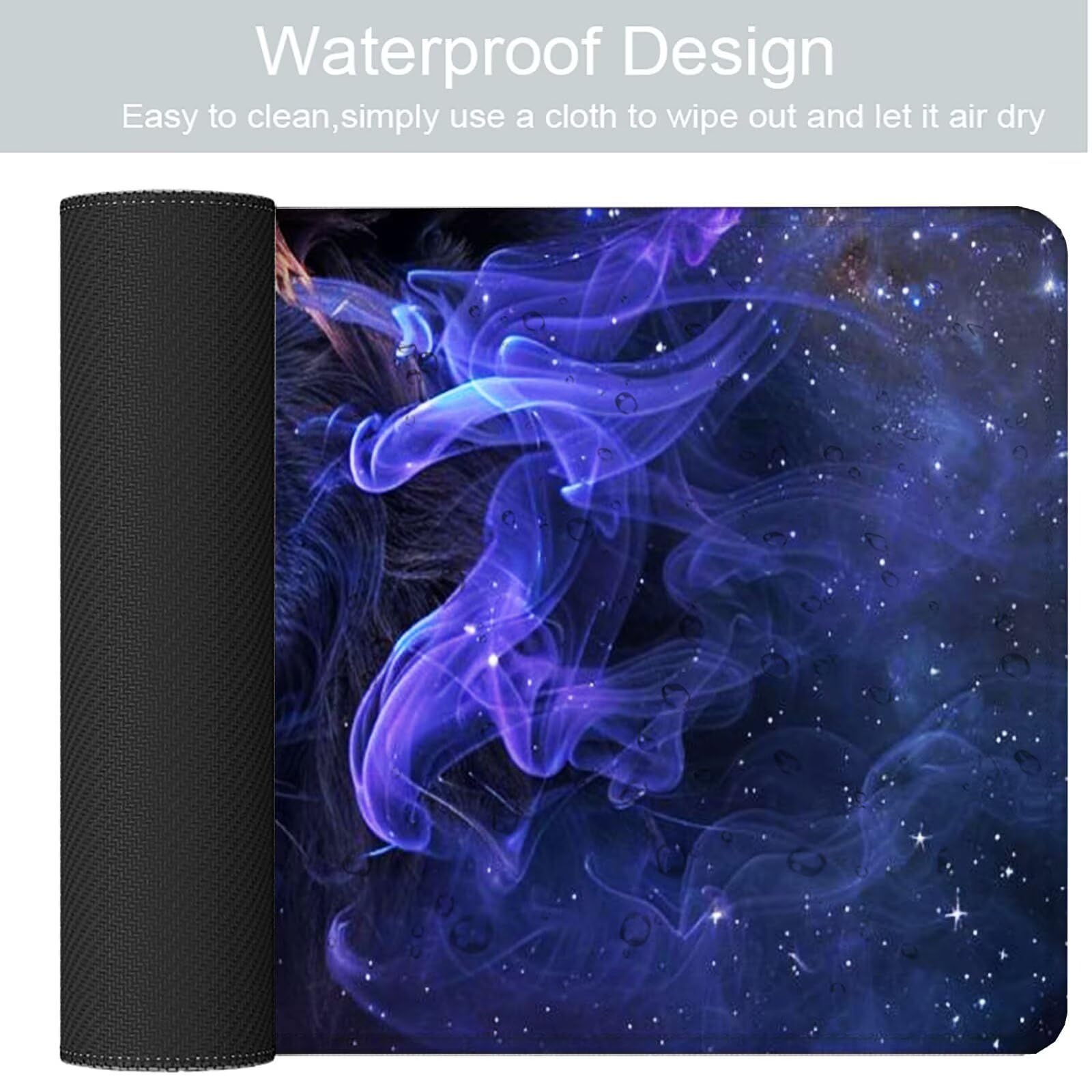 Podkładka pod mysz do gier gwiaździste niebo duża podkładka pod mysz XXL 1800 x 900 mm podkładka pod mysz do gier lew podkładka na biurko zwiększona precyzja i prędkość dla stabilnego chwytu na
