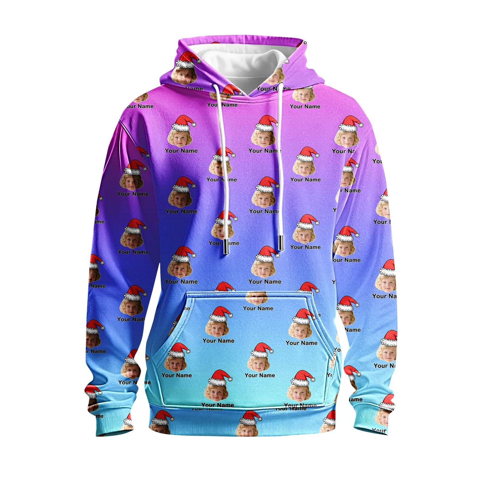 Sudadera Original Hombre Negra con Capucha Personalizada, Diseño Divertido De Navidad Chaquetones Invierno (Light Violet, S) Ropa Gimnasio Mangas para El Sol Top Deportivo Verano