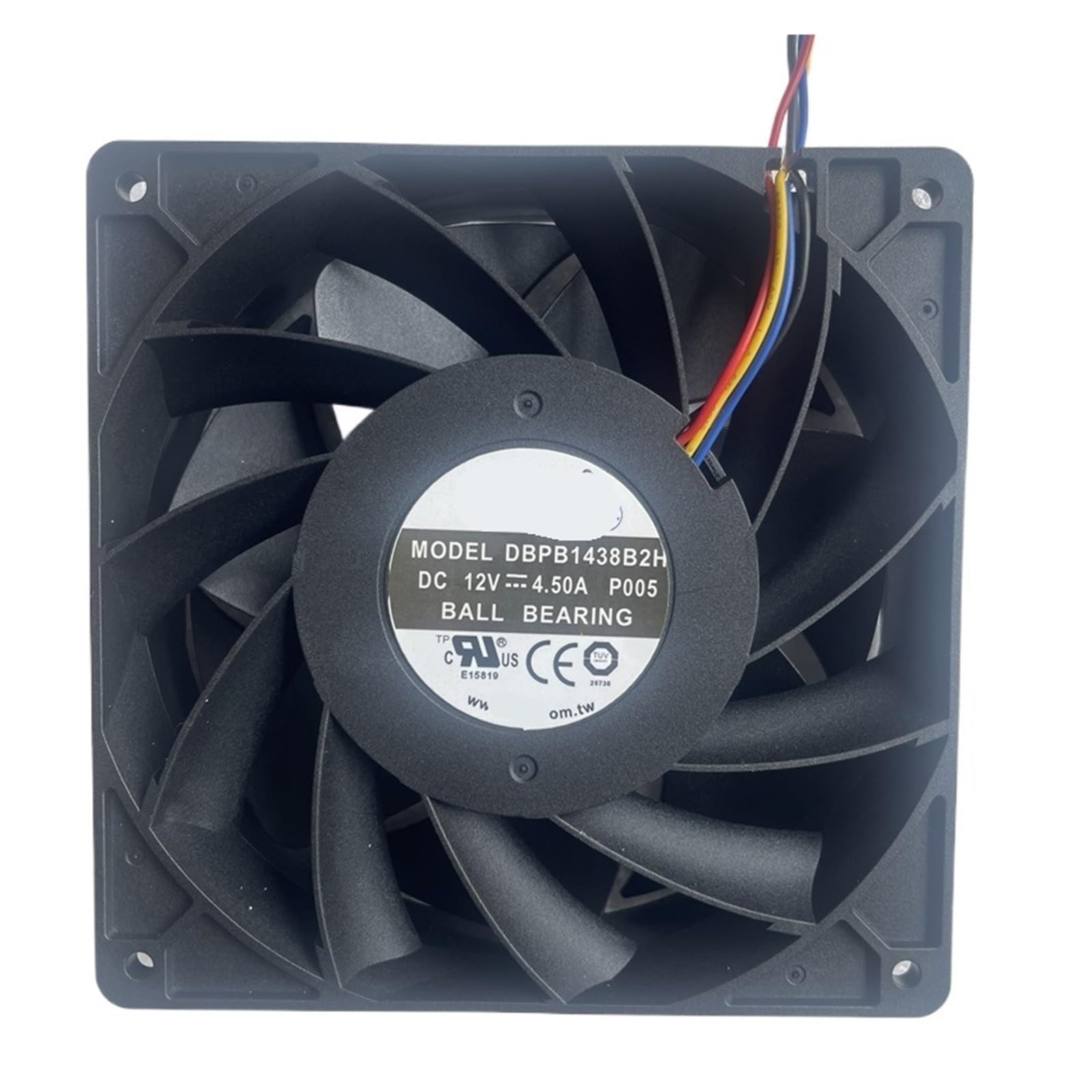LKPEHTAGN 14038 4-Wire 12v Dual Ball DBPB1438B2H 5200RPM Cooling Fan