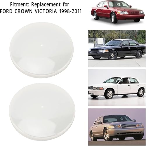 Miniatura 3 de Lente de cúpula redonda, 2 lentes de cubierta de luz de cúpula de ticket de 5 pulgadas 77570 de repuesto para CROWN VICTORIA 19982011