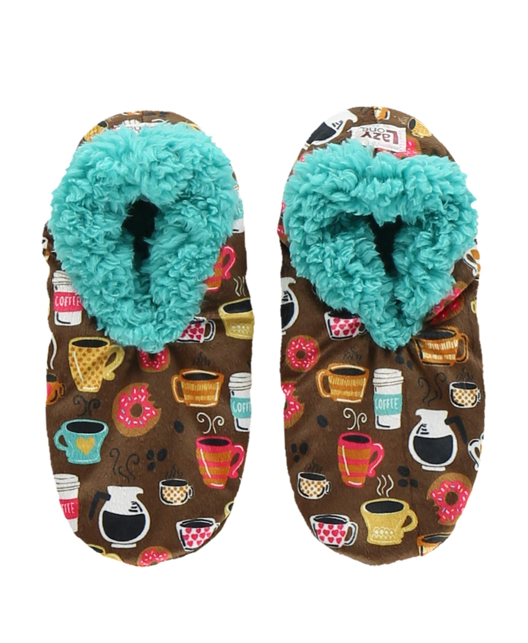 Fuzzy Feet Slippers for Women, Cute Fleece-Lined House Slippers, Cute Slipper Socks
