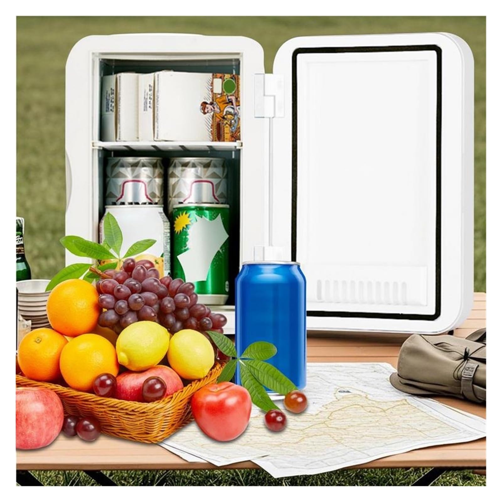 Mini refrigerador for Coche de 8 litros, refrigerador for Coche, congelador, Ideal for Bebidas frías de Verano, Agua for Camping y Viajes Largos.