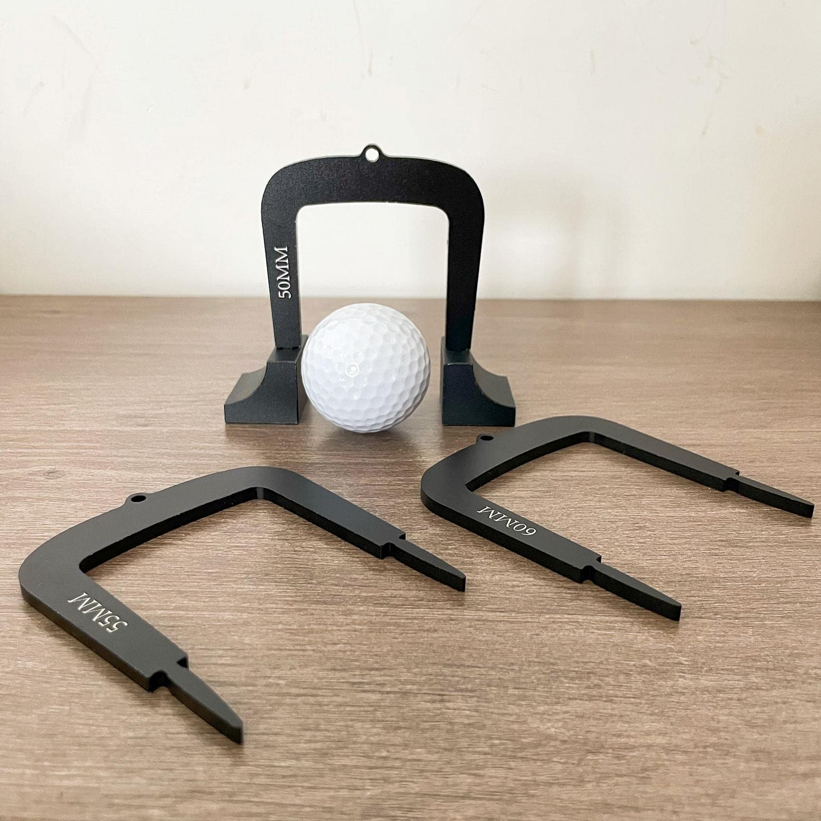 Baoblaze 3Pcs Cancelli per Putting da Golf, Porta per Putter in Metallo