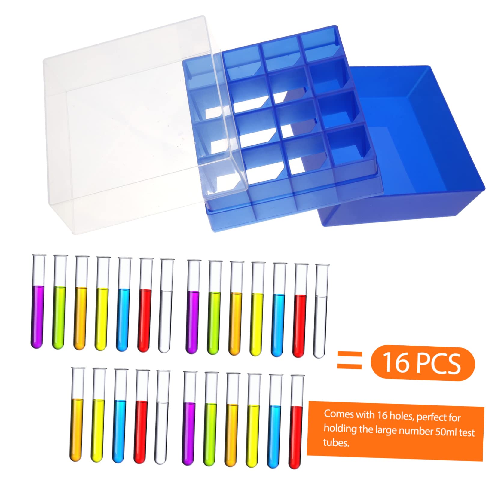 iplusmile 2stücke Kryogener Halter Für Mikrozentrifugenröhrchen Aufbewahrungsbox Für Laborproben Fächer Für Forschung Und Wissenschaft Transparenter Stabil Und Platzsparend