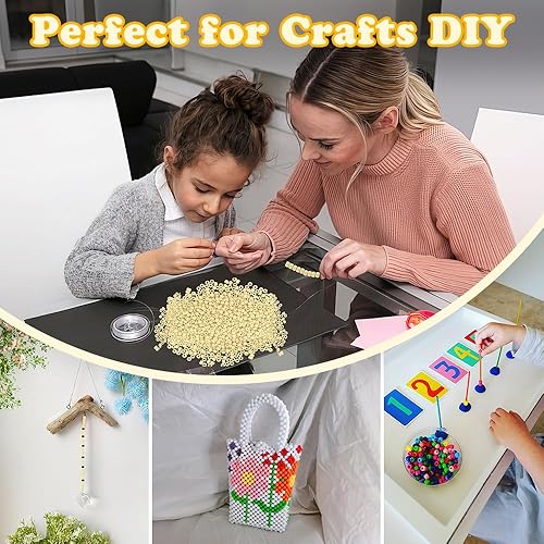 Miniatura 10 de 1100 cuentas de poni, cuentas de pulsera de la amistad de colores, cuentas para hacer joyas, cuentas para el cabello, cuentas para hacer pulseras,