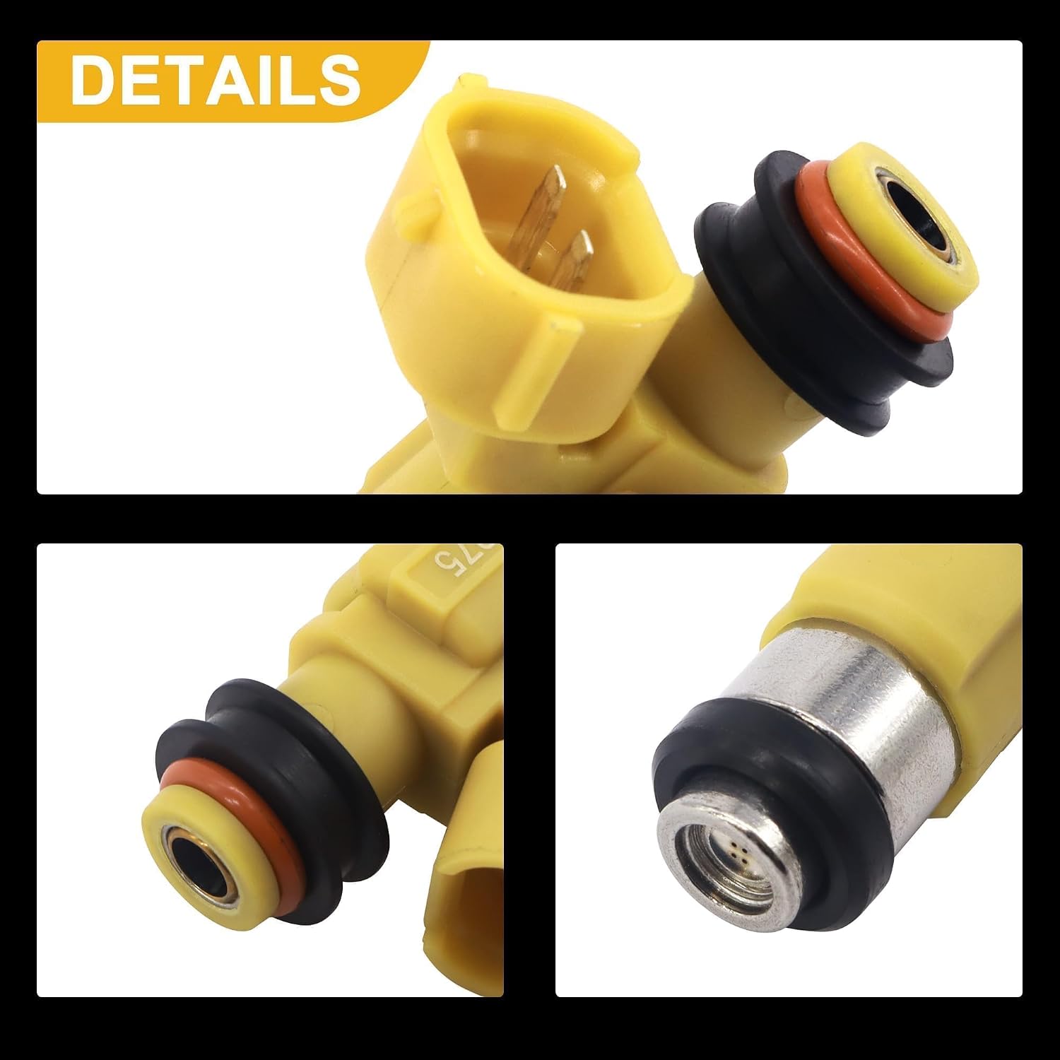 CDH275 Fuel Injectors Compatible with Marine Yamaha F150 150HP 4 Stroke Outboard 1997-2004 Mitsubishi Diamante 3.5L Replaces 842-12295 FJ871 Set of 4