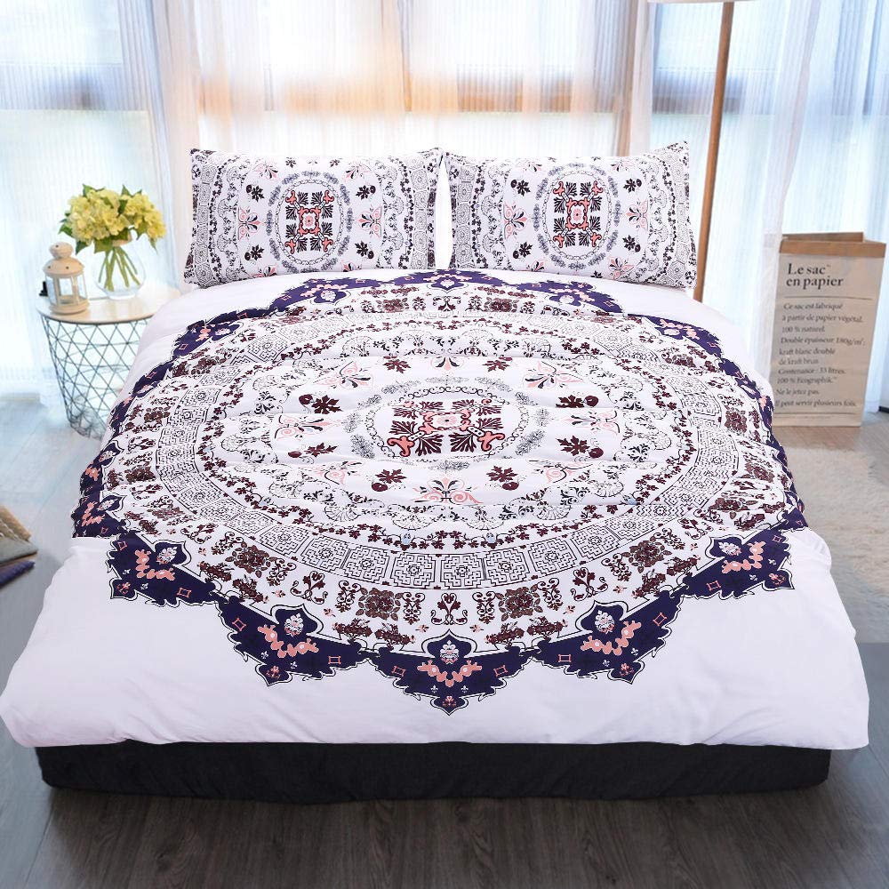 Parure de lit en microfibre anti-allergie pour été doux