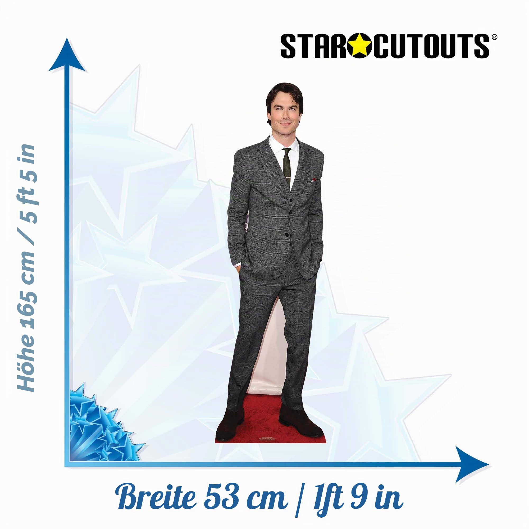 Star Cutouts Pappaufsteller von Ian Somerhalder