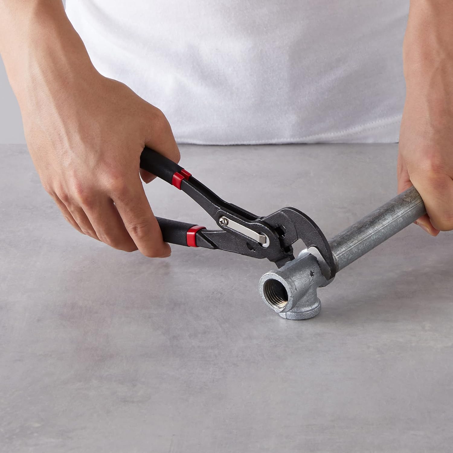 Amazon Basics 3-Piece Quick Release Groove Joint Pliers Set, Drop Forged Chrome Vanadium Steel, Includes 7-inch,10-inch, and 12-inch, Black 9 Amazon Basics 3-Piece Quick Release Groove Joint Pliers Set, Drop Forged Chrome Vanadium Steel, Includes 7-inch,10-inch, and 12-inch, Black