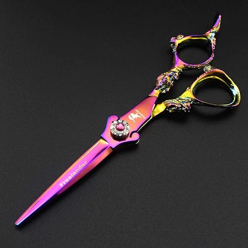 Miniatura 2 de Tijeras profesionales de corte de cabello Japón 440C de 60 pulgadas para peluquería o uso doméstico