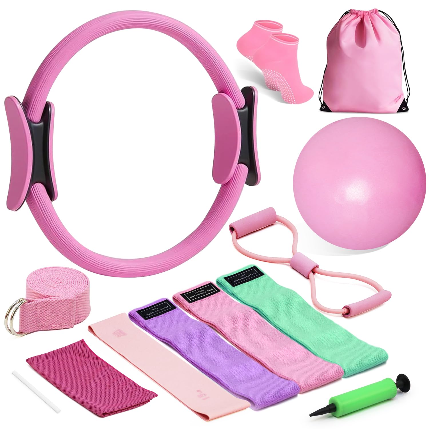 Pilates Kit for Home Workouts Pilates Essentials Kit for Women Better Me Pilates Kit Pilates Equipment with 14