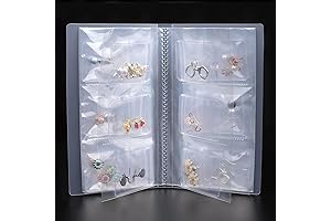 PAGOW Jewelry Album Organizer: Transparent, Anti-Oxidation, Portable Travel Solution