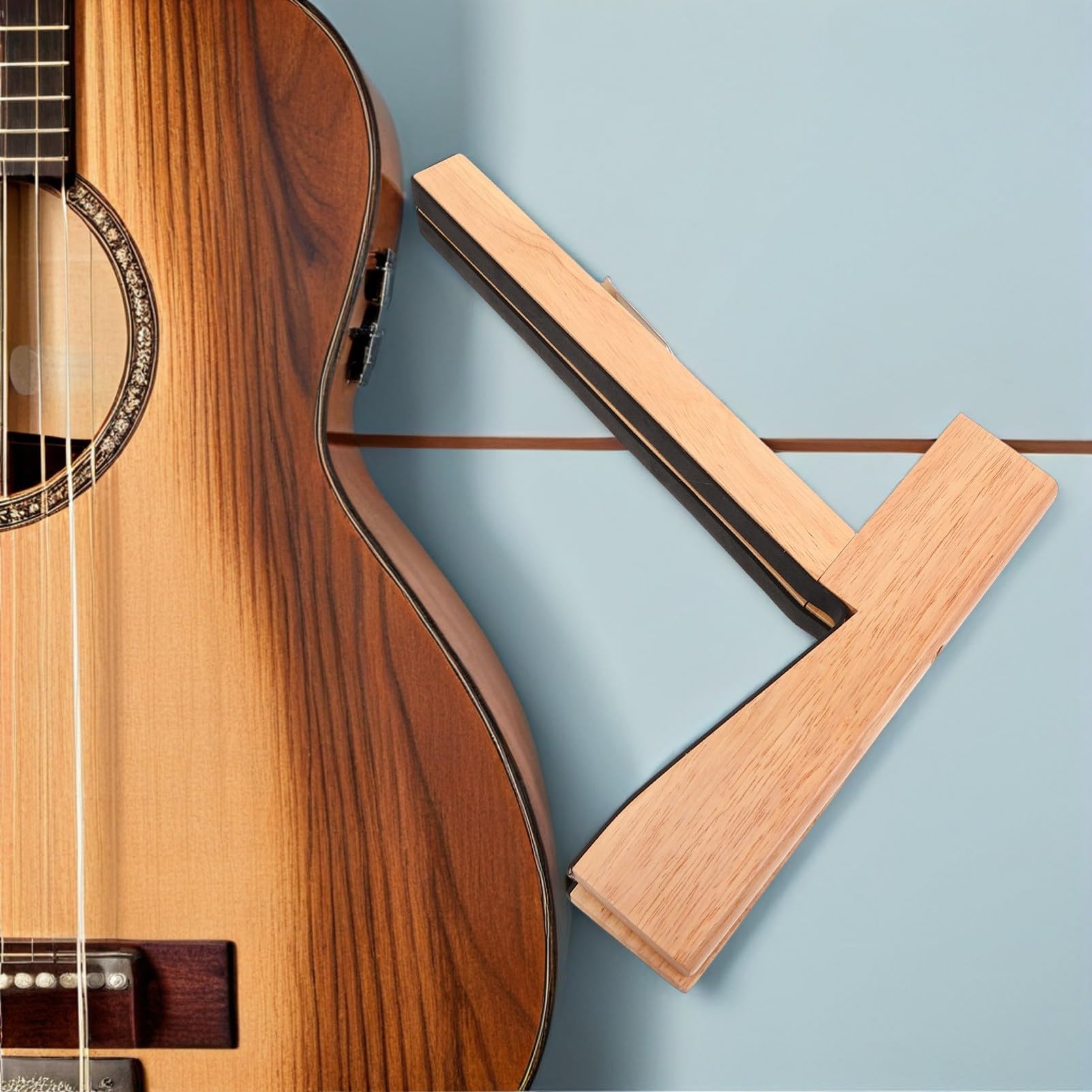 LIFKOME Podpórka Do Gitary Akcesoria Do Gitary Akustycznej Wielofunkcyjny Stojak Na Gitarę Uchwyt Na Instrumenty Uchwyt