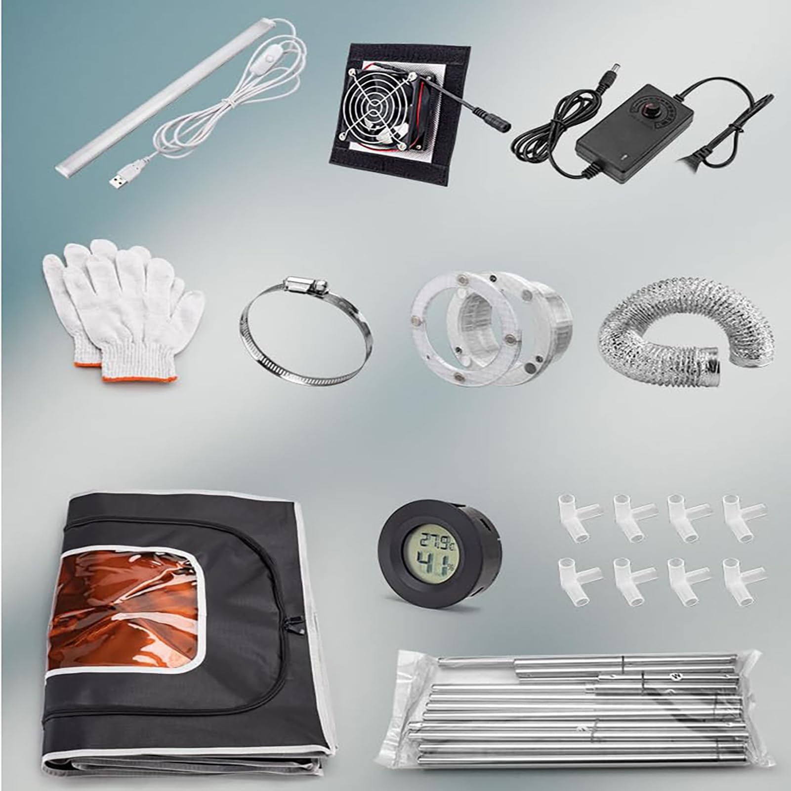 Duża żywiczna obudowa 3D z zestawem wentylacyjnym LED Light, wentylowana obudowa drukarki 3D Pokrywa namiotu, żywiczna obudowa drukarki 3D, dla optymalnego środowiska drukowania