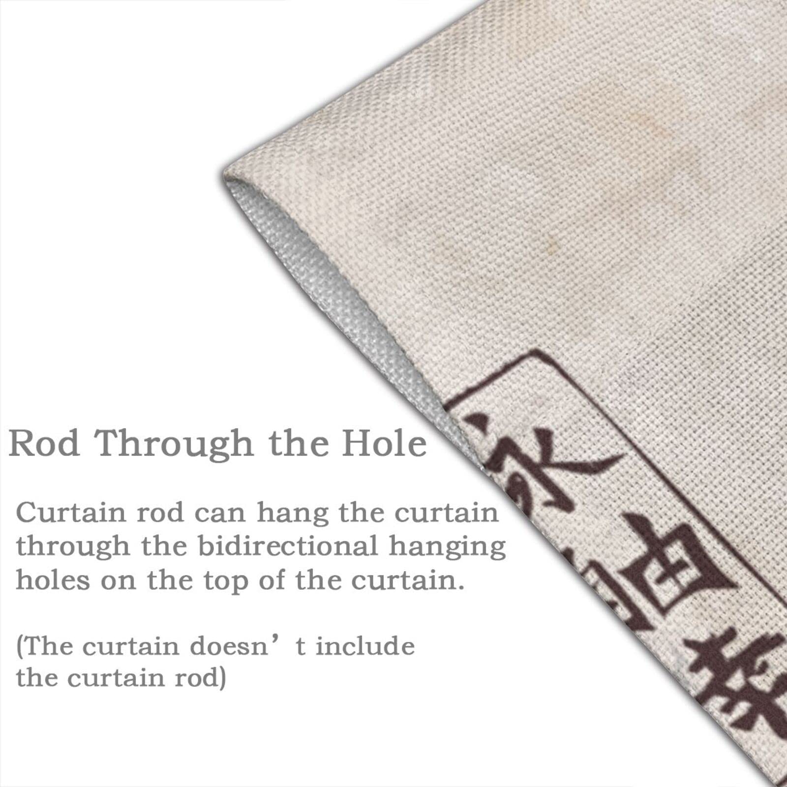 Japanischer Noren Vorhang - Fortune Cats & Kirschblüte Design 85x180cm