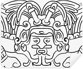 Egypt Figure Wings Fresco Asymmetric Cleaning Cloth Screen Cleaner 2pcs Suede Fabric