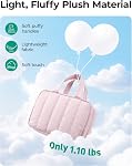 BAGSMART Hanging Puffy Toiletry Bag for Women, Travel Big Compartment Makeup Cosmetic Bag, Waterproof Business Organizer Accessories Essentials with Hook, Camel