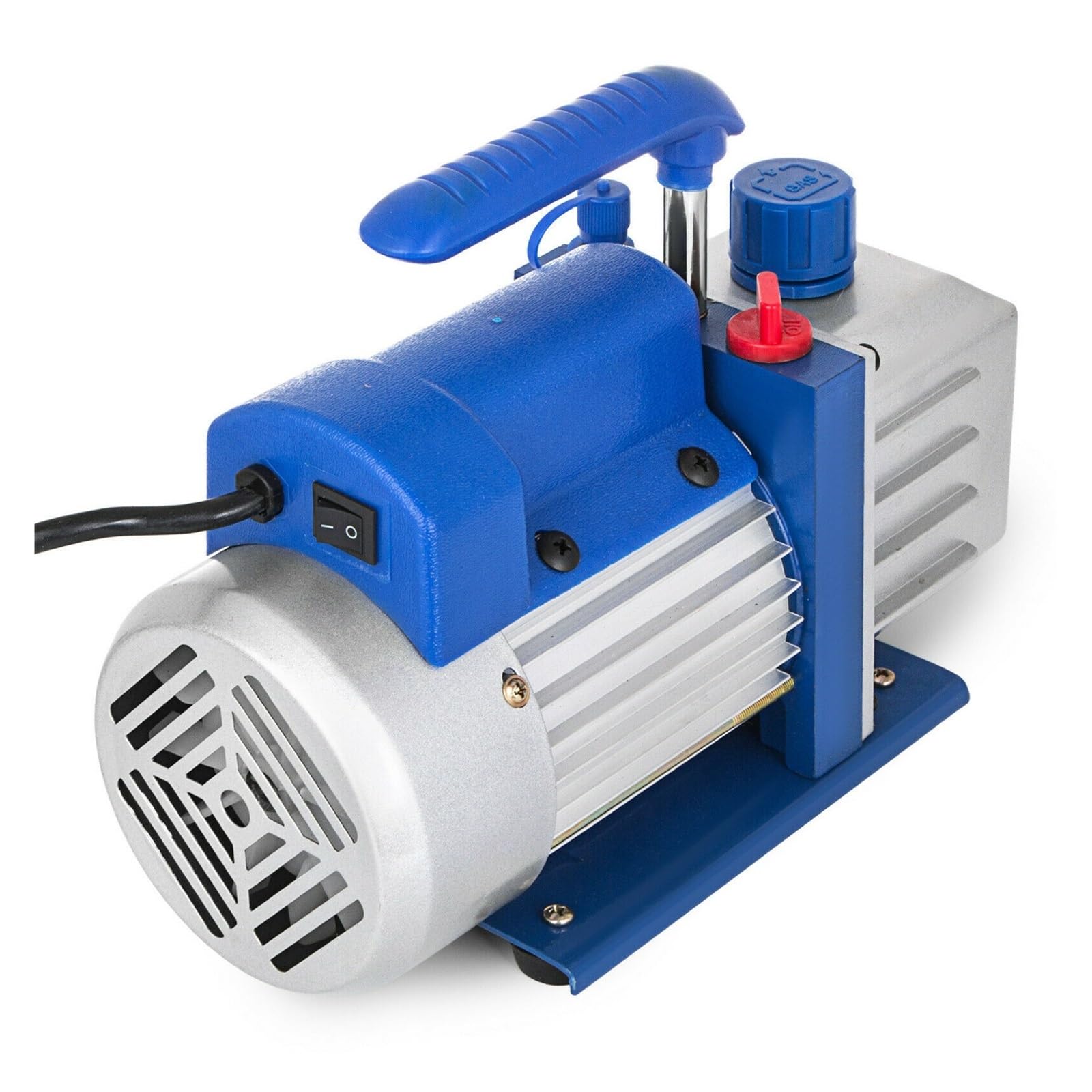 Druckluftsäge Vakuumpumpe, 2-Gallonen-Kammer-Kit 3CFM 1/4HP Kontrolliertes Entgasungsmessgerät Für Kältemittel In Der Klimaanlage Zu Hause für Aluminium, Kunststoff