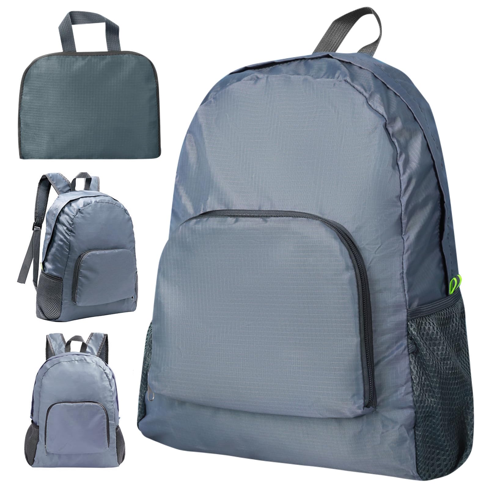 SIMDAO Foldable Backpack Lightweight - 15L Waterproof Small Rucksack Packable Daypack for Travelling, Durable Ultralight Packable Practical Gifts Walking Backpack for Women Men Outdoor Camping (A)