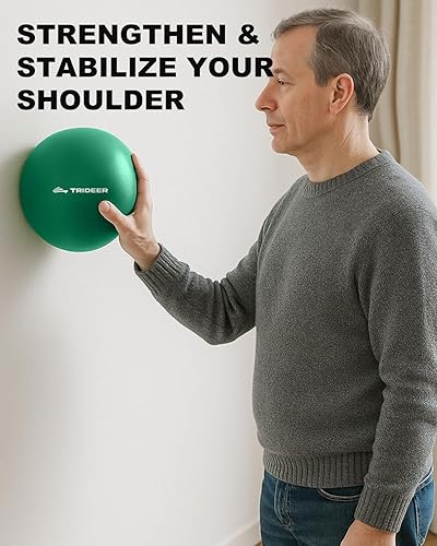 Miniatura 5 de Trideer 9 Inch Pilates Ball Between Knees for Physical Therapy, Mini Exercise Ball - Yoga Ball, Small Workout Balls for Core Strength and Back