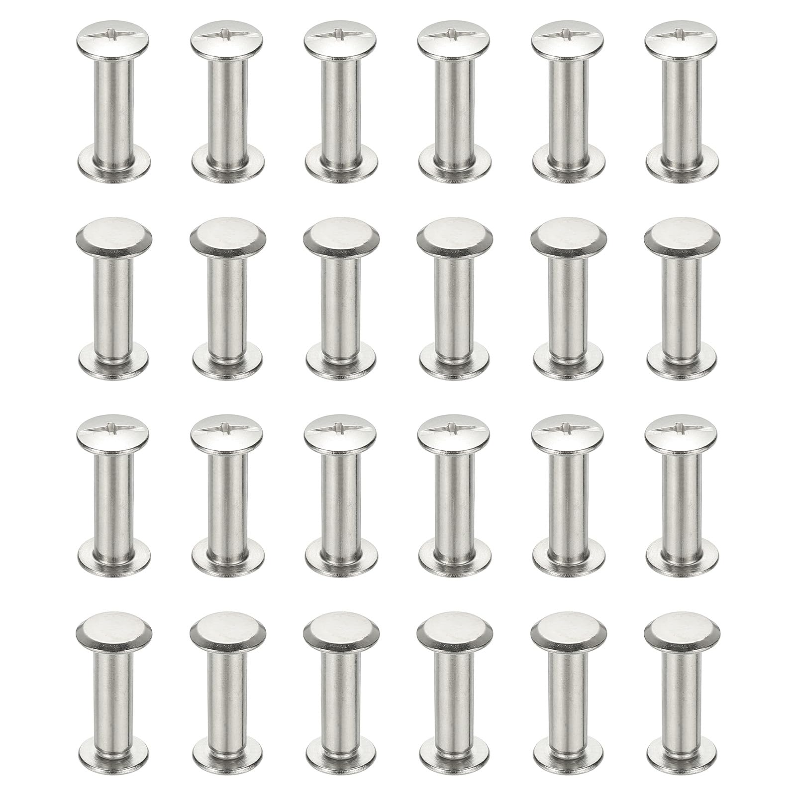 PATIKIL 24 Sets Chicago Screws