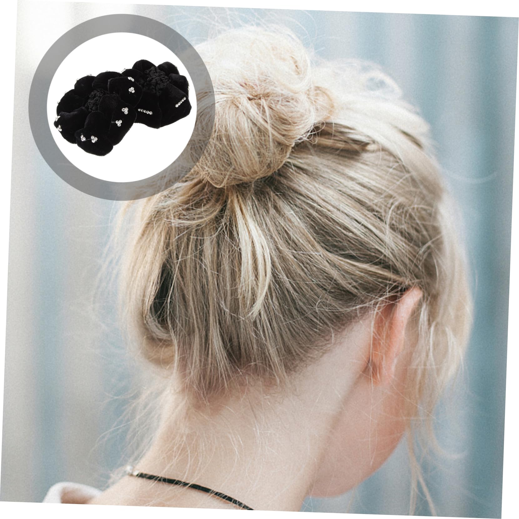 FRCOLOR 3 Set Di Retine Per Da Donna Per Copri Chignon Accessori Per Da Balletto Per Ragazze Eleganti Fasce Per 4 Pezzi*3