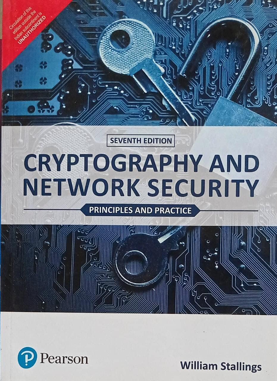 Cryptography And Network Security Principles And Practice By William Stallings
