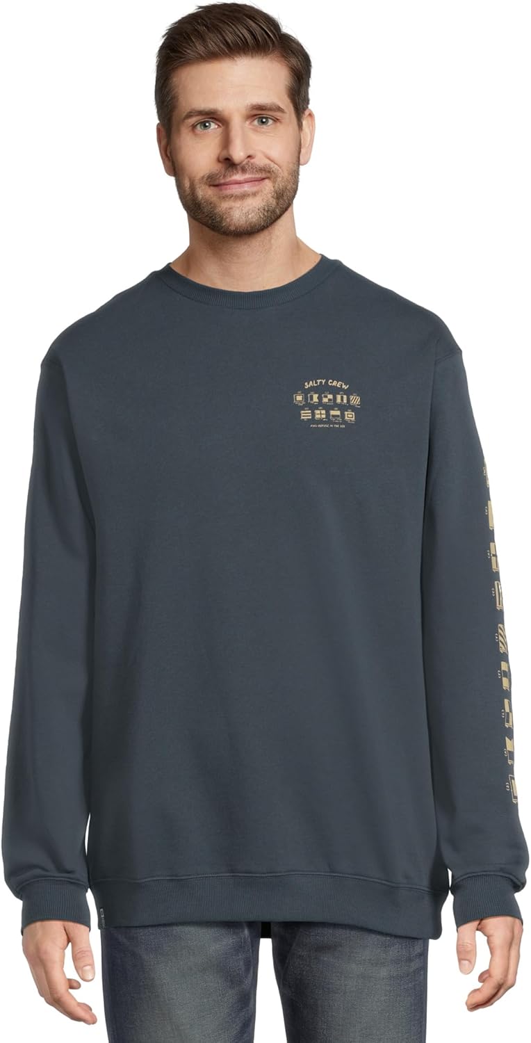 Salty Crew mens Call Sign Crew Fleece