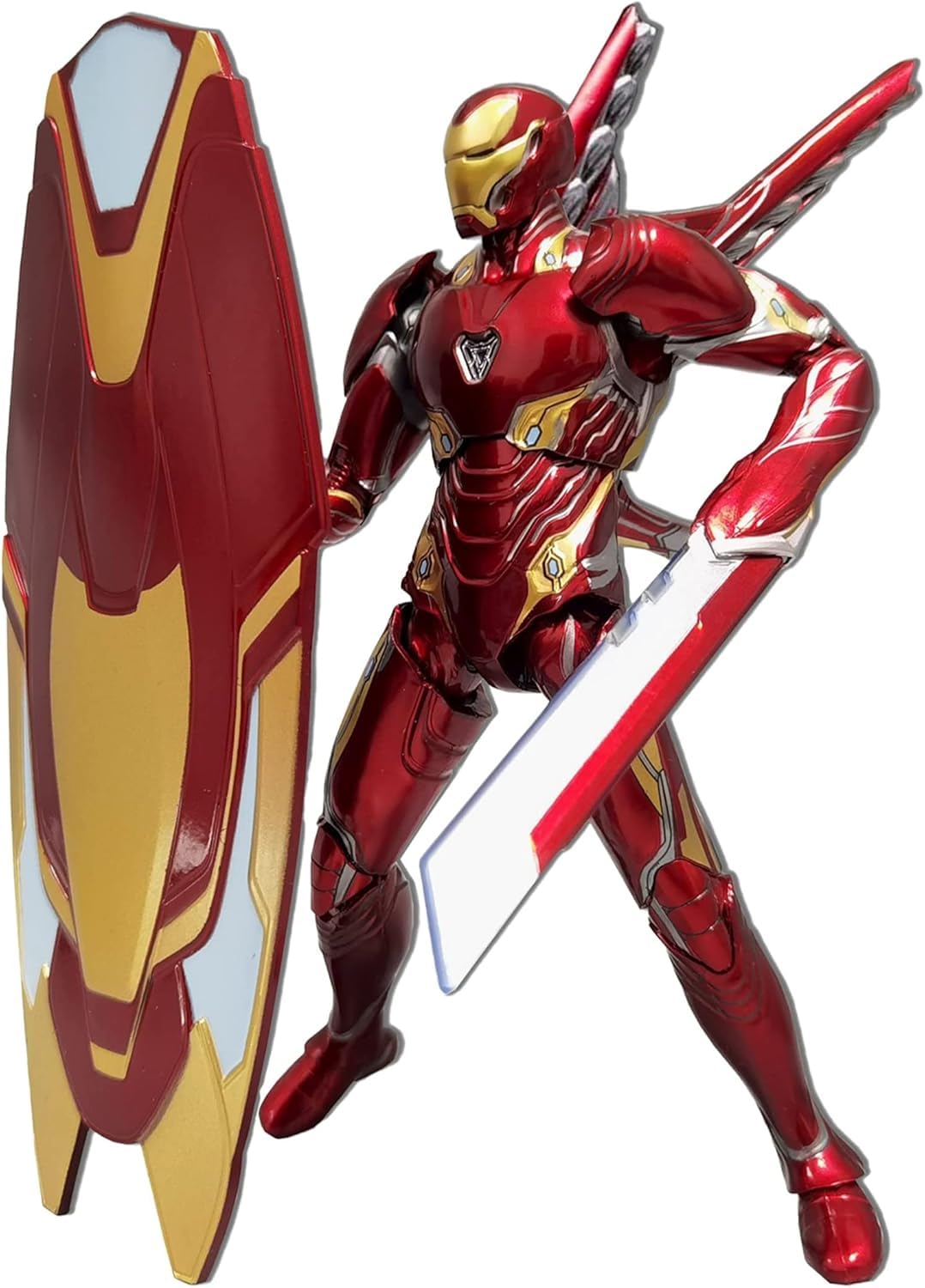 Iron Man MK50 Action Figure 7" Deluxe Painting Exquisite Collection Mark Model Gift (MK L)